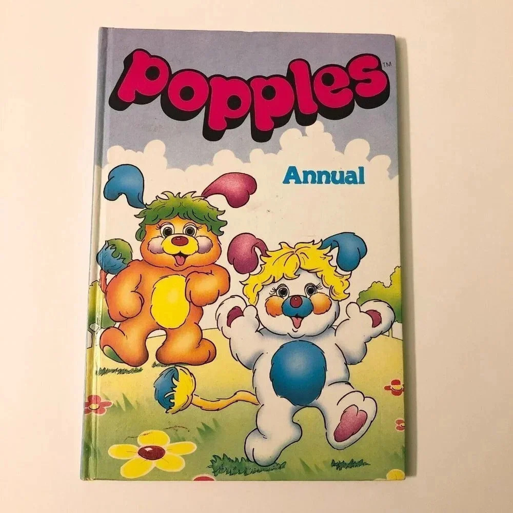 Vtg 1987 Popples Annual Marvel Book Etta Saunders